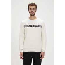 Baden Bad Bear Reflect Bear 0 Yaka Erkek Sweat - Krem