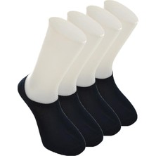 Dündar Erkek 4 Lü Plus Dikişsiz Kokulu Bambu Sneaker Görünmez Çorap