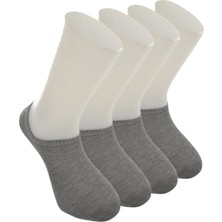 Dündar Erkek 4 Lü Plus Dikişsiz Kokulu Bambu Sneaker Görünmez Çorap