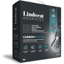 LindoCat Advanced Carbon + Micro Aktif Karbonlu Kedi Kumu 6 L