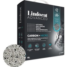 LindoCat Advanced Carbon + Micro Aktif Karbonlu Kedi Kumu 6 L