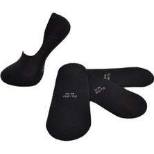 Dündar Erkek Plus 4 Lü Topuk Destek Silikonlu Dikişsiz Kokulu Bambu Babet Çorap