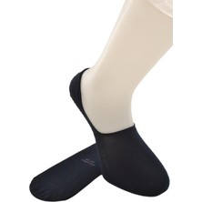 Dündar Erkek Plus Topuk Destek Silikonlu Dikişsiz Pamuk Babet Çorap