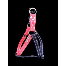 Balkonda Köpek göğüs tasması kolon siyah kırmızı genişlik:2,5cm göğüs ölçüsü:50-80cm ayarlamalı dog harness GT4-22