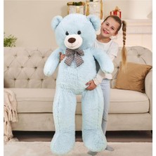 Sole 120 cm Papyonlu Sevimli Peluş  Ayı - Sevgiliye Özel Hediye, % 100 Yerli