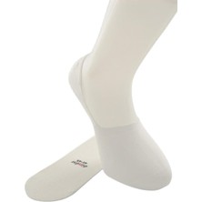 Dündar Erkek Plus Topuk Destek Silikonlu Dikişsiz Kokulu Bambu Babet Çorap