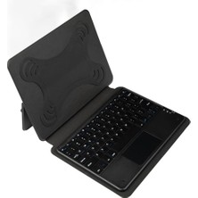 Musal Border Keyboard 8" Inç Universel Border Keyboard Bluetooh Bağlantılı Standlı Klavyeli Tablet Kılıfı