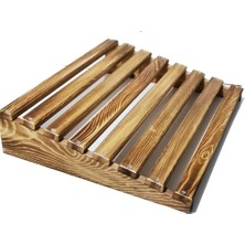 Hier  Masa Altı Ayaklık Ayak Yükseltici Ayak Standı Doğal Ahşap