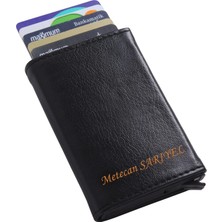 Özka Leather Kisiye Özel Otomatik Mekanizmalı Deri Cüzdan