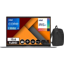 Asus Vivobook 15 Intel Core I7-1355U 16GB 512GB SSD 15.6" WINDOWS11HOME Fhd Dizüstü Bilgisayar X1504VA-NJ39522+WEBLEGELSINÇANFA