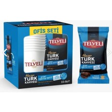 Telveli Algo Algo Telveli Telveli Hazır Türk Kahvesi Orta 9 gr 6 Kutu x 10 Adet
