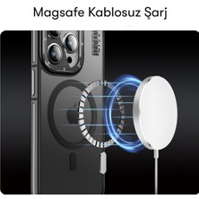 Fogy iPhone 15 Pro Max Rocky Magsafe Kapak - Siyah-Kırmızı