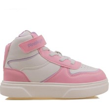 Pinokyo Pembe Memory Foam Hafif Çocuk Boğazlı Sneaker