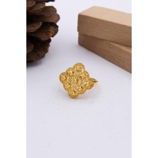 Latif Kuyumcu 22 Ayar Altın Yüzük Füzyon Döküm Dorika Kadın Yüzük XQYZ127