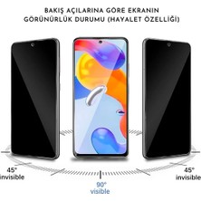 Wowacs Samsung Galaxy A14 Uyumlu Privacy Hayalet Gizli Tam Kaplayan Ekran Koruyucu