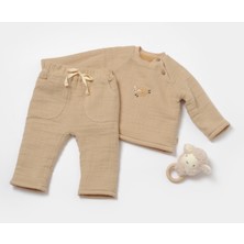 Baby Cosy Organik Müslin Alt Üst Takım