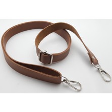 Be Beauty Ayar Tokalı Taba Renk Klips Kancalı Deri Çanta Sapı