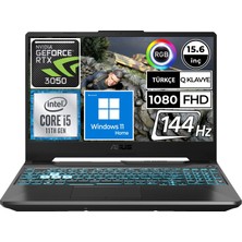 ASUS-FX506HC-HN429W Tuf Gaming F15 11.nesil Core I5 11400H-RTX3050 4GB-16GB-512GBSSD-15.6INC-W11 FX506HC-HN429W