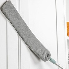 Evefix Saplı Mikrofiber Başlıklı Girintili Yüzey Temizleme Mopu Toz Alma Fırçası