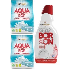 Boron Aquabor Toz Çamaşır Deterjanı 6 Kgx2 Beyazlar + Jel Bulaşık