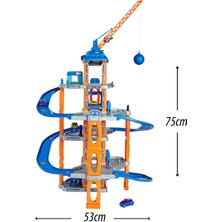 Majorette Motor Lift Center + 5 Cars