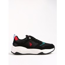 U.S. Polo Assn. Siyah Erkek Sneaker 3W Senseı 3pr