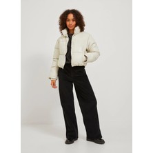 Jjxx Kırık Beyaz Kadın Mont Jxbreezy Faux Leather Short Jkt Otw