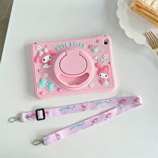 Alfa MEC Apple iPad Mini 5  /4 7.9 Inç Uyumlu Kılıf Cute Dolls Standlı Çocuklar Için Karakterli Eğlenceli