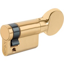 Kale Kilit Kale Standart Yarım Mandallı Silindir Çelik Pimli - Sarı - 41MM ( 05+10+26)