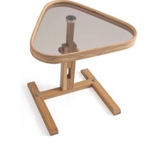 Eymense Opus Meşe Üçgen Yan Sehpa