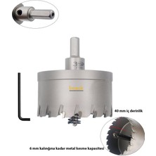 3Keego 90 mm TCT Uzun Delik Testeresi HP80