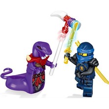 YBLTD 24 Adet Set Ninjago Mini Rakamlar Kai Jay Sensei Wu Master Yapı Taşları Oyuncaklar (Yurt Dışından)