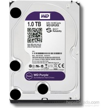 WD 1 Tb Wd 3.5 Purple Sata3 5400RPM 64MB 7/24 Guvenlık WD10PURZ (3 Yıl Resmı Dıst Garantılı)