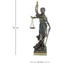 Yunan Mitolojisi Themis Adalet Tanrıçası Biblosu / Küçük Boy