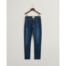 Gant Erkek Lacivert Extra Slim Fit Jean Pantolon 1000264.961