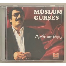 Müslüm Gürses – Ayrılık Acı Birşey CD (Orjinal Dönem Baskı)