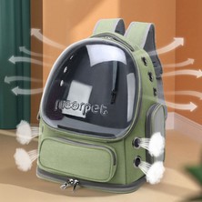 Hanyang Haki Evcil Hayvanlar 7.5 kg Içinde Yüksek Kapasiteli Pet Kedi Sırt Çantası Astronot Uzay Kapsülü Sırt Çantası Nefes Alabilir Sırt Çantası Açık Taşıma Çantası Küçük Köpek Kedi Pet Ba (Yurt Dışından)