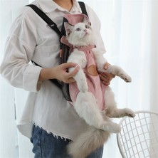 Hanyang Pembe L Pet Kedi Taşıma Çantaları Nefes Açık Pet Taşıyıcılar Küçük Köpek Kedi Sırt Çantası Moda Seyahat Evcil Hayvan Çantası Taşıma Köpek Taşıyıcı (Yurt Dışından)