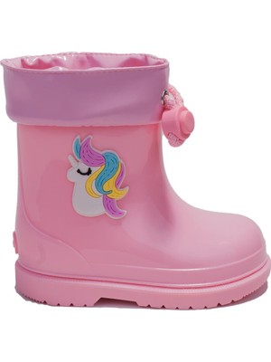 Igor W10253 Bimbi Unicornio Pembe Ortopedik Kız Çocuk Yağmur Çizme