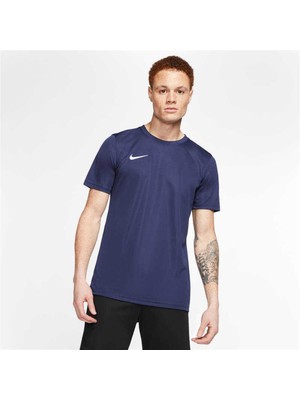 Nike Dri-FIT Park VII Erkek Tişört Lacivert Renk Yumuşak Kumaş ve Günlük Kullanıma Uygun Rahat Kesim BV6708-410 V1