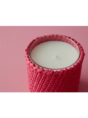 English Home Pink Ribbon Kokulu Mum 220 G Pembe