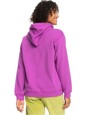 Roxy Surf Stoked Hoodıe Brushed Mor Kadın Sweatshirt