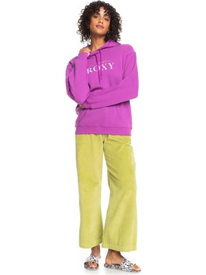 Roxy Surf Stoked Hoodıe Brushed Mor Kadın Sweatshirt