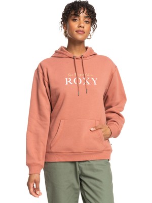 Roxy Surf Stoked Hoodıe Brushed Siyah Kadın Sweatshirt