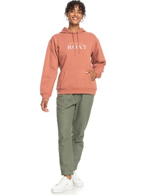 Roxy Surf Stoked Hoodıe Brushed Siyah Kadın Sweatshirt