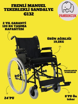 Pambukcuk Fonksiyonel Tekerlekli Sandalye G130