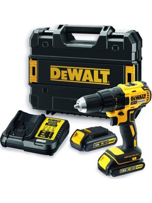 Dewalt DCD771S2 Vidalama Matkabı 18V 1.5Ah Li-ion Yüksek Tork 42 Nm ile Ergonomik Tasarım