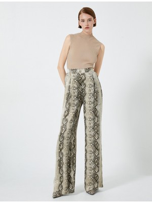 Koton Triko Bluz Yarım Balıkçı Yaka Fitilli