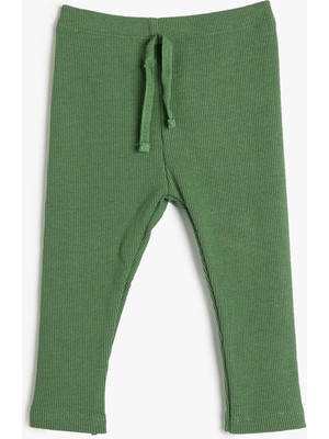 Koton Basic Tayt  Beli Lastikli Kaşkorse