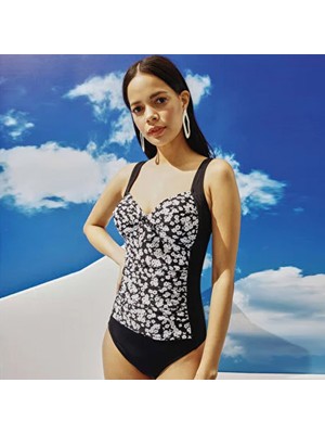 Bonesta Swimwear Önü Bağlamalı Mayo